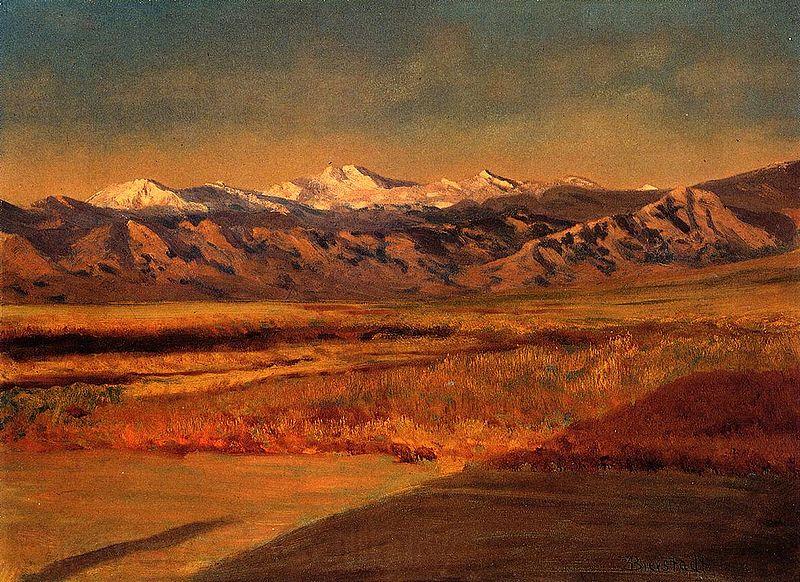 Albert Bierstadt The Grand Tetons Norge oil painting art